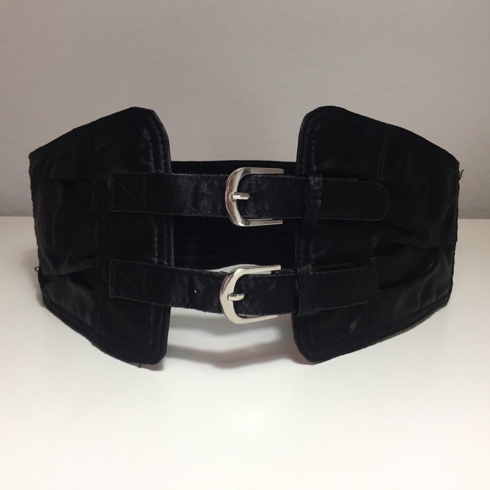 Bebe Black Waisted Belt